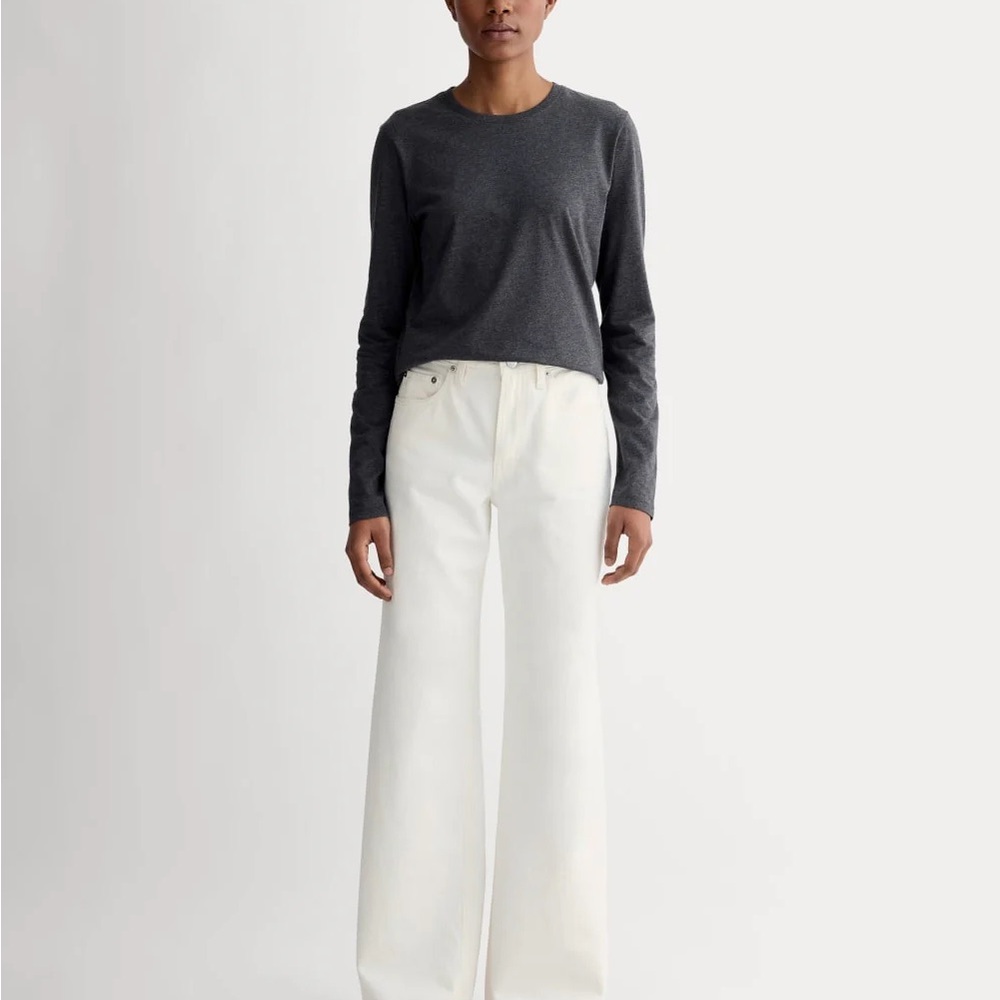 Everlane Mid-Way Jean in Bone